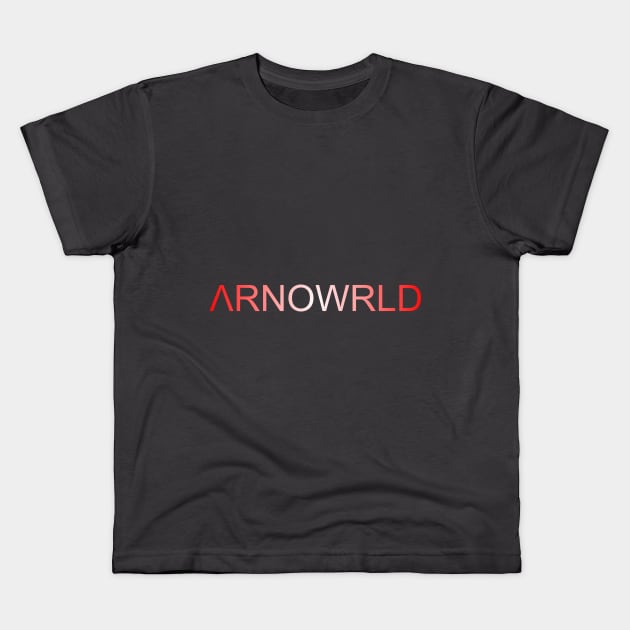 ΛRNOWRLD - Arial Kids T-Shirt by arnowrld